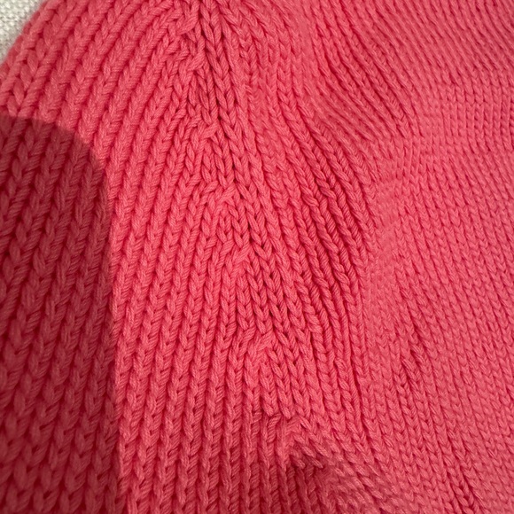 Moschino Pink Crewneck Sweater with Yellow Smiley Face Brand New with Tags 😃 - Picture 8 of 9